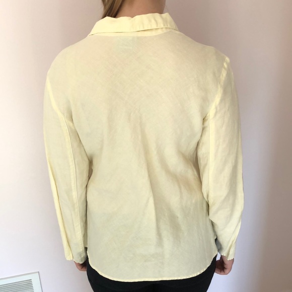 Two Star Dog long sleeve linen top - Picture 3 of 6